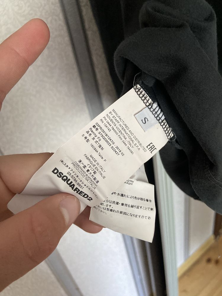 футболка dsquared2, born in canada(drip, acne studio)