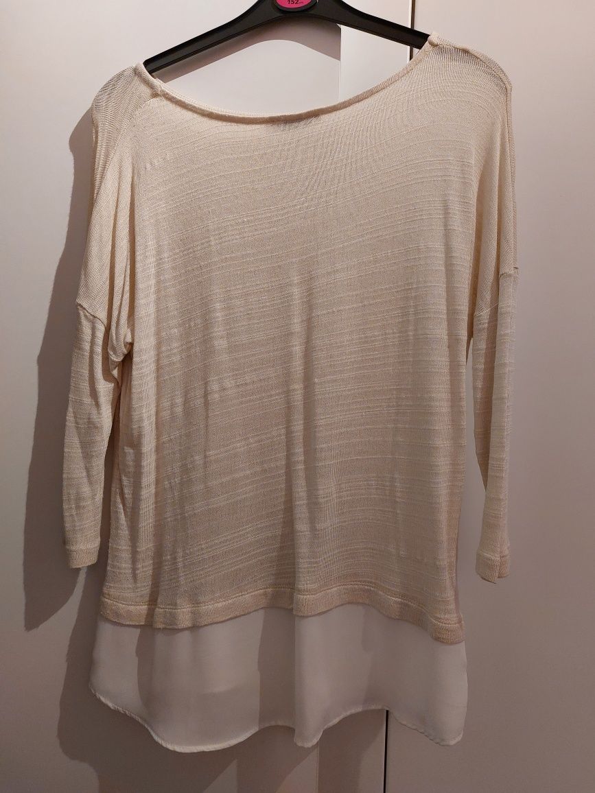 Blusa bege Stradivarius