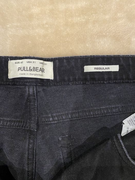 Calças Pretas Pull and Bear