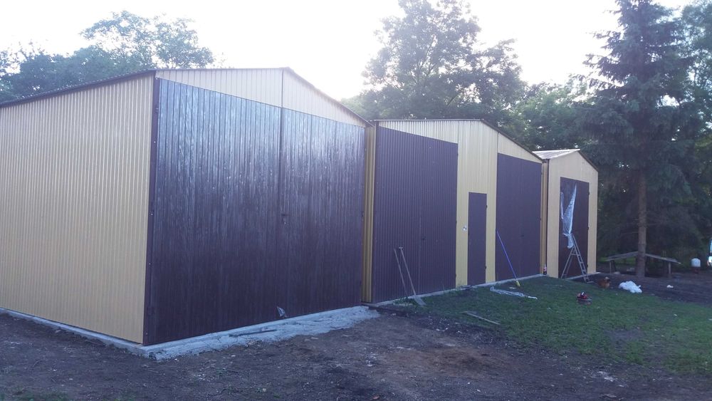 Garaż blaszak 7x6 Garaż blaszany Magazyn Hala Warsztat 5x7 6x8 7x7 8x9