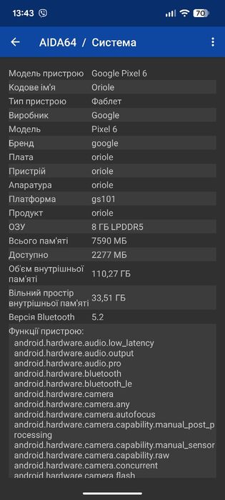 Google Pixel 6 - 128Gb