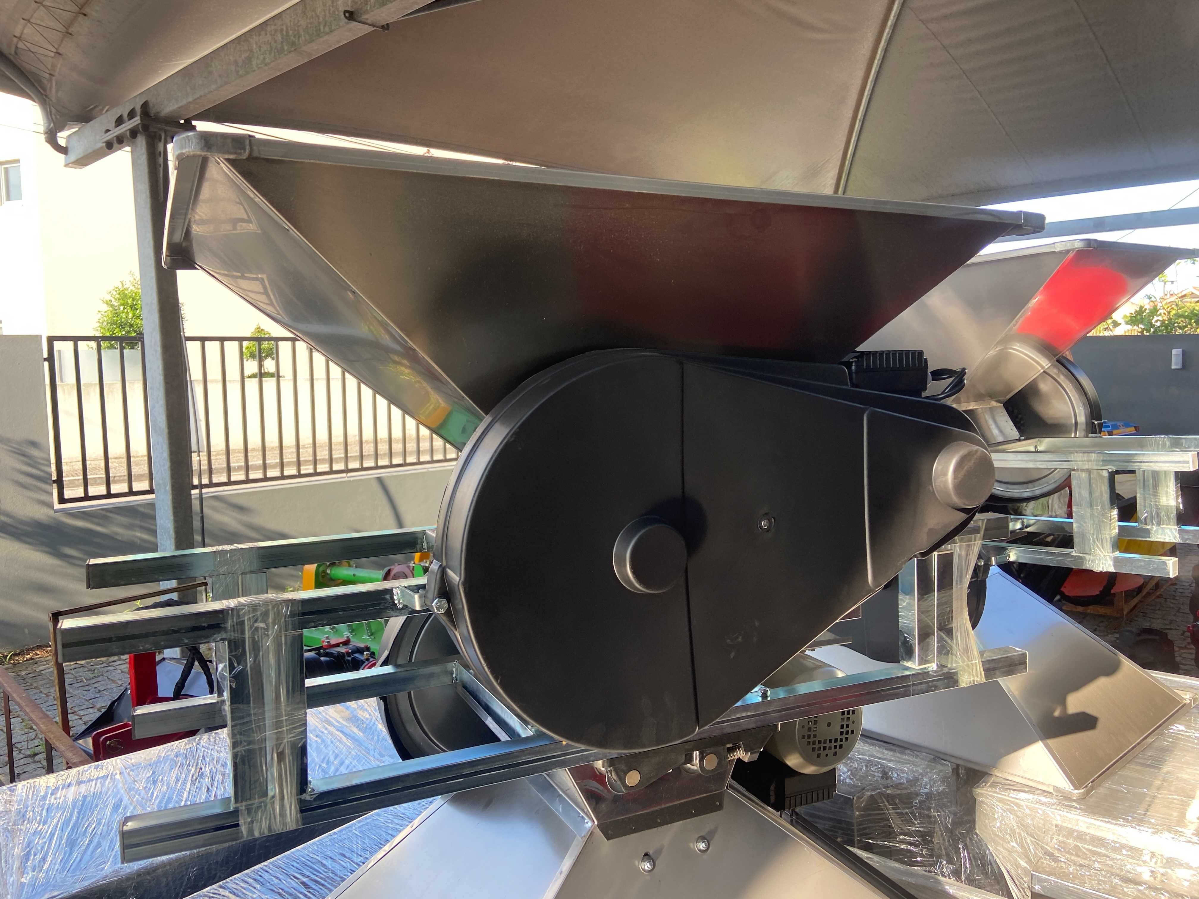 esmagador eletrico inox monofasico para uvas