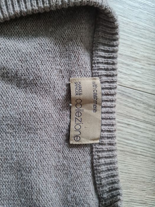 Sweter męski z domieszką kaszmiru