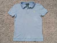 Ralph Lauren koszulka polo 110 błękitna zadbana bluzka t-shirt