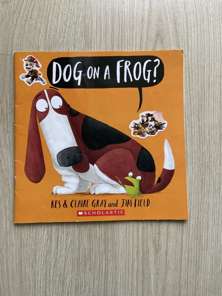 Книга дитяча Dog on a frog