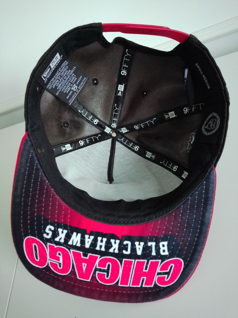 Chicago Blackhawks NHL hokejowa czapka z daszkiem New Era Snapback S-M