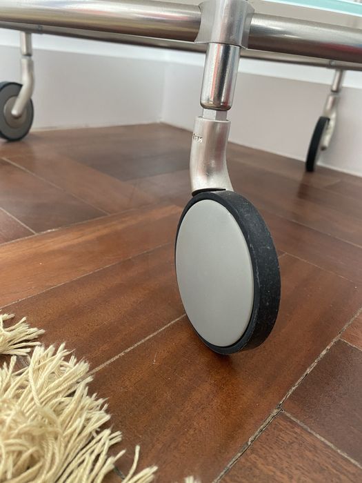 Ikea Strind vintage mesa de apoio com rodas
