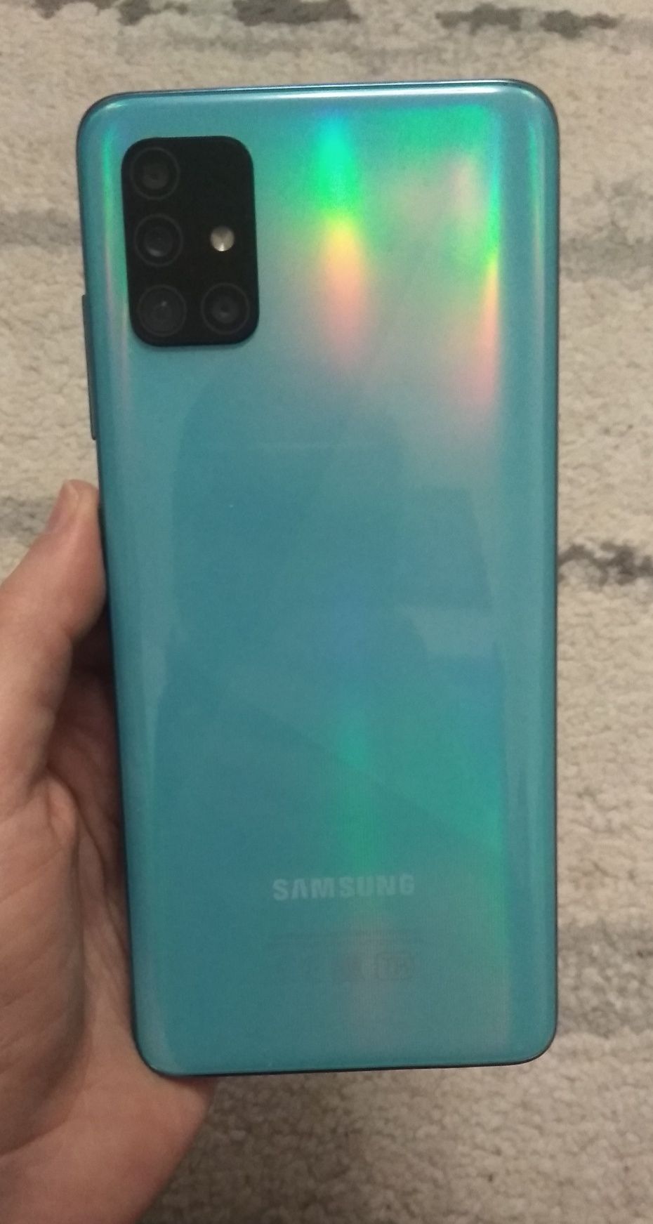 Смартфон Samsung A51 6/128 коробка чехлы