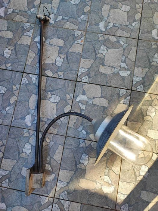 Przedwojenny kinkiet,lampa przed dom,art deco