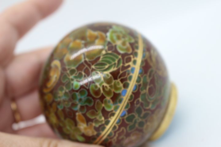 Bola Chinesa em Metal Cloisonné 7 A cm