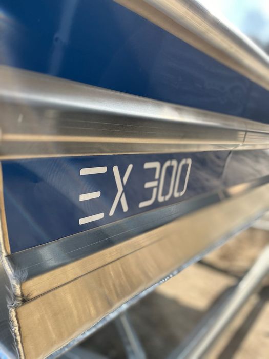 Łódka aluminiowa 3m EX300 robocza, wędkarska, płaskodenna