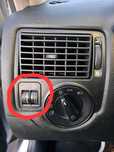 Panel regulacji jasności deski ipoziomowania lamp VW