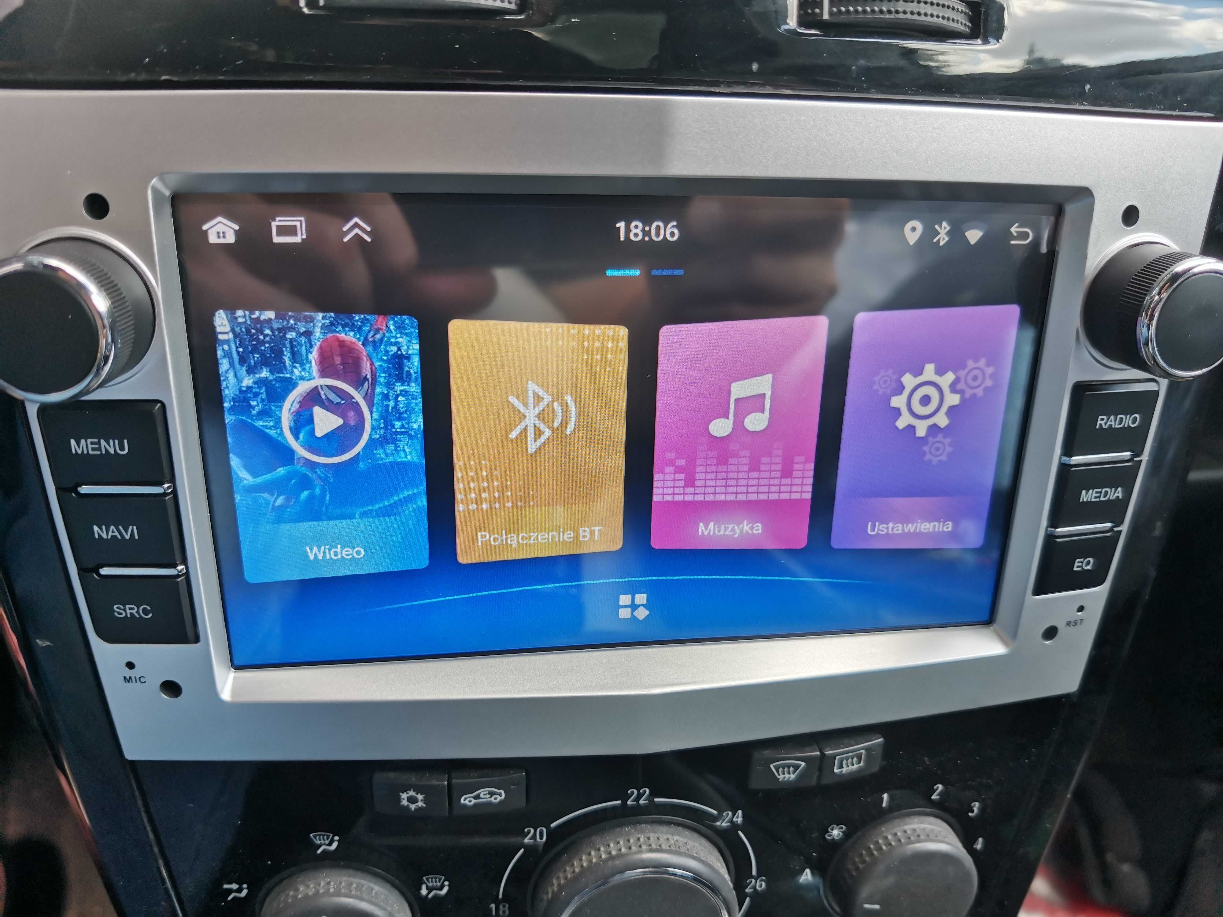 Radio Opel Astra H Android 13 2GB + 32GB GPS Wi-Fi z DSP Super dźwięk