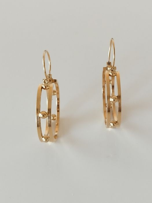 Argolas em ouro de 19,2kt