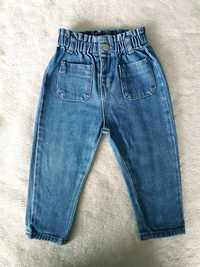 Jeansy spodnie dla chłopca Zara 80