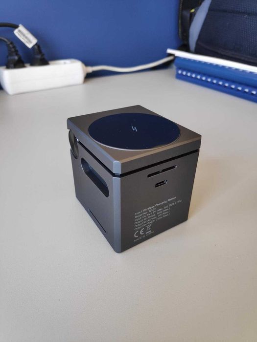 Carregador wireless 3 em 1 para dispositivos Apple