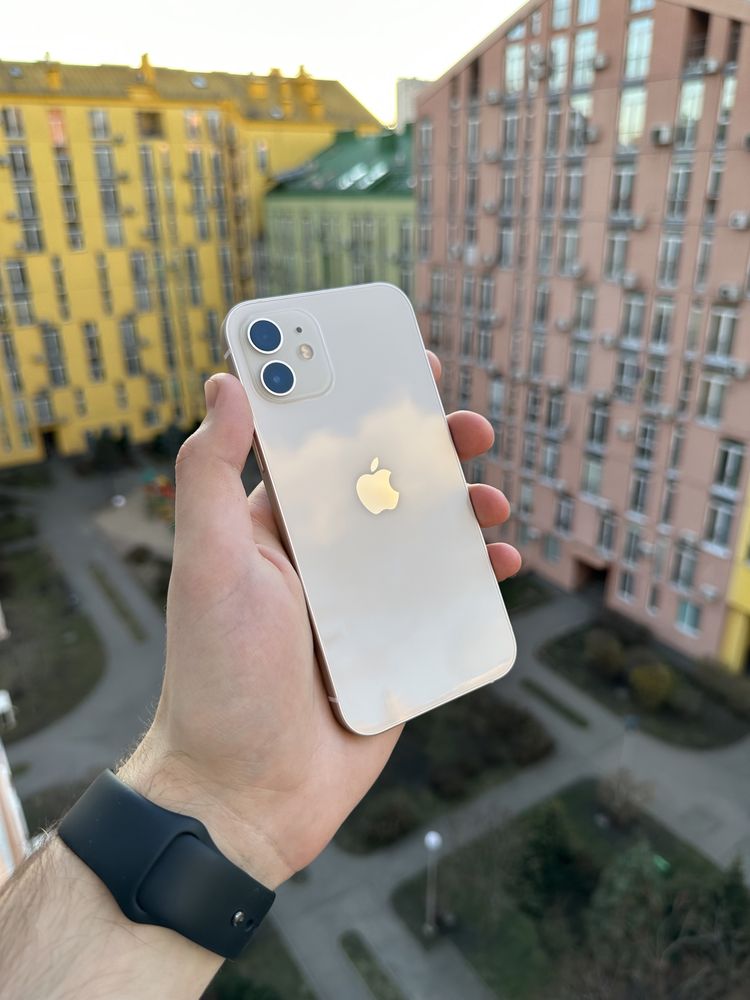 95% Аккум Идеал iPhone 12 64Gb White Neverlock Айфон