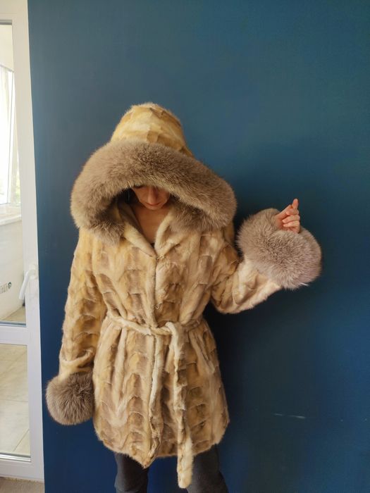 Норковый полушубок