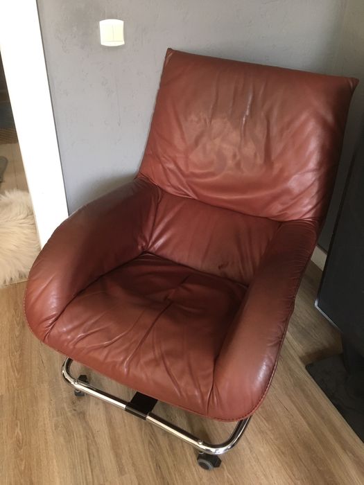 Robert Haussmann WK Mobel rocking chair fotel bujany vintage design 80