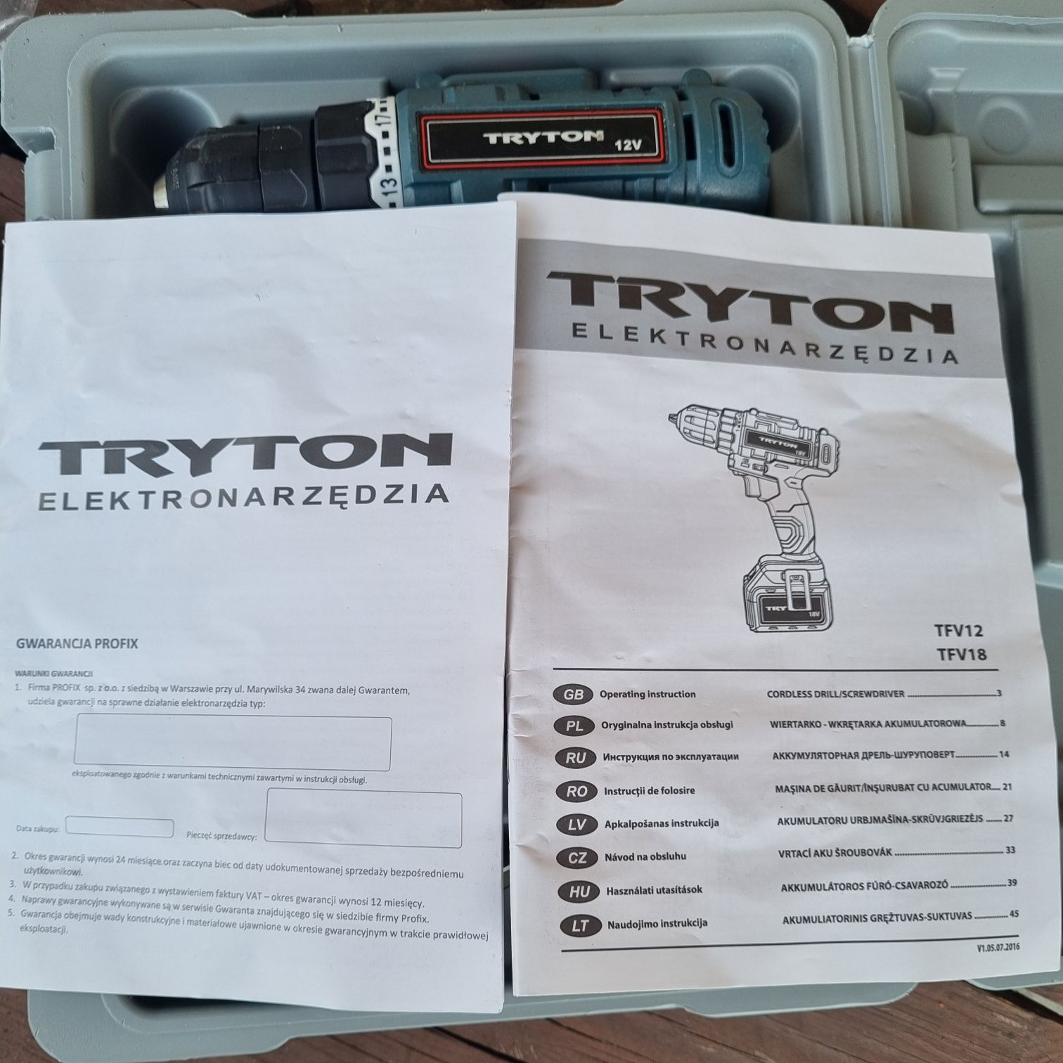 Wkrętarka Tryton