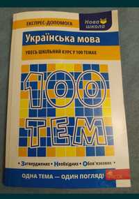 Українська мова 100 тем