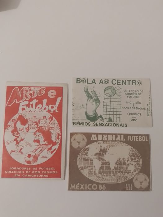 Saquetas futebol antigas