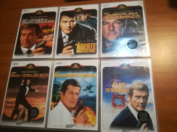 Portes Grátis 8 DVDS James Bond