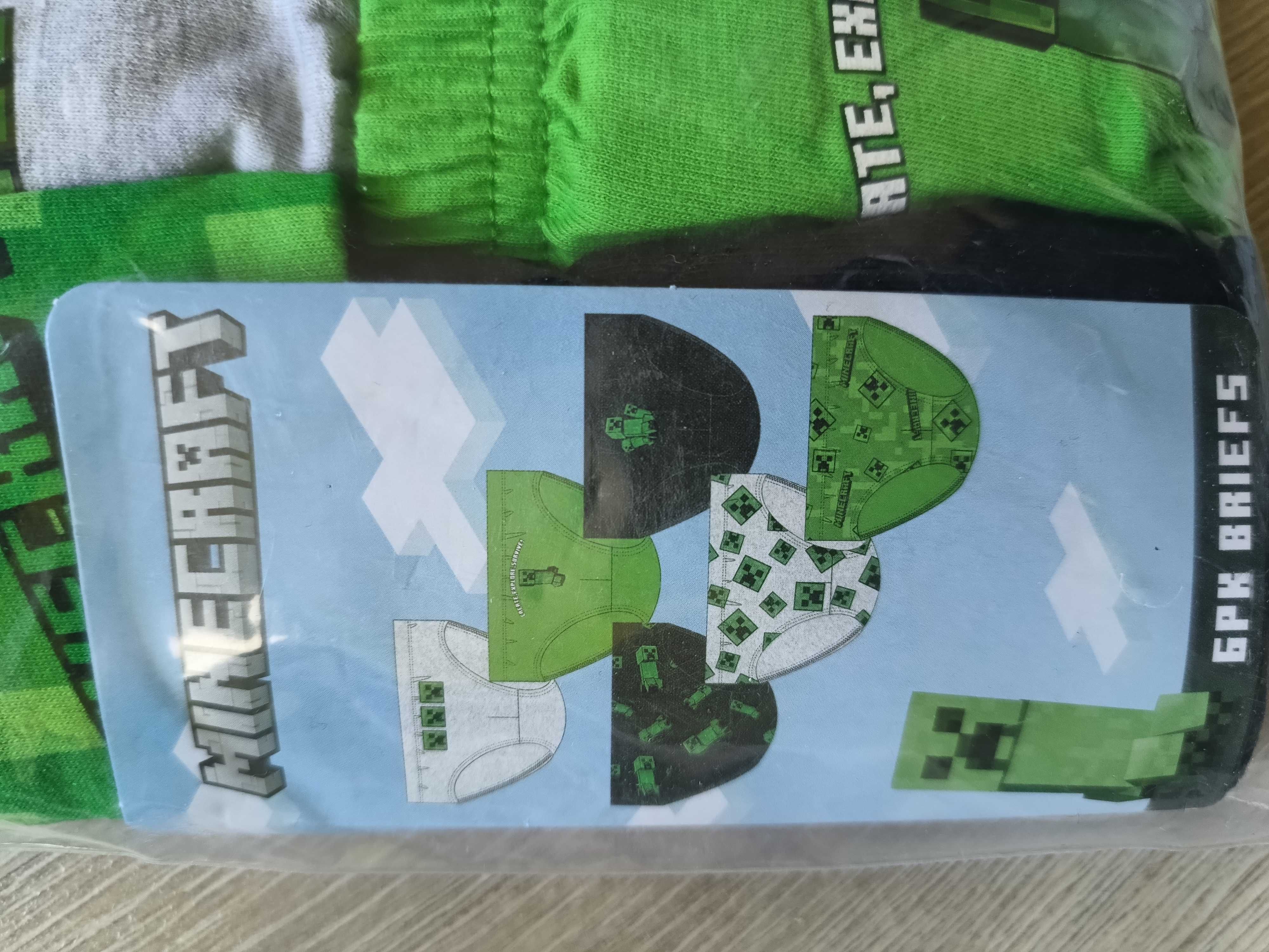 Minecraft Slipy chłopięce 10-11 lat/ 146 cm