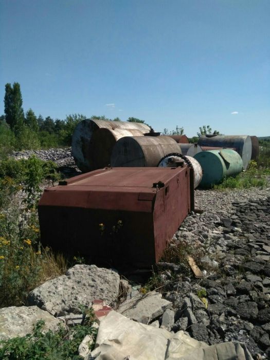 Емкости металлические б.у. от 1до 100 кубов
