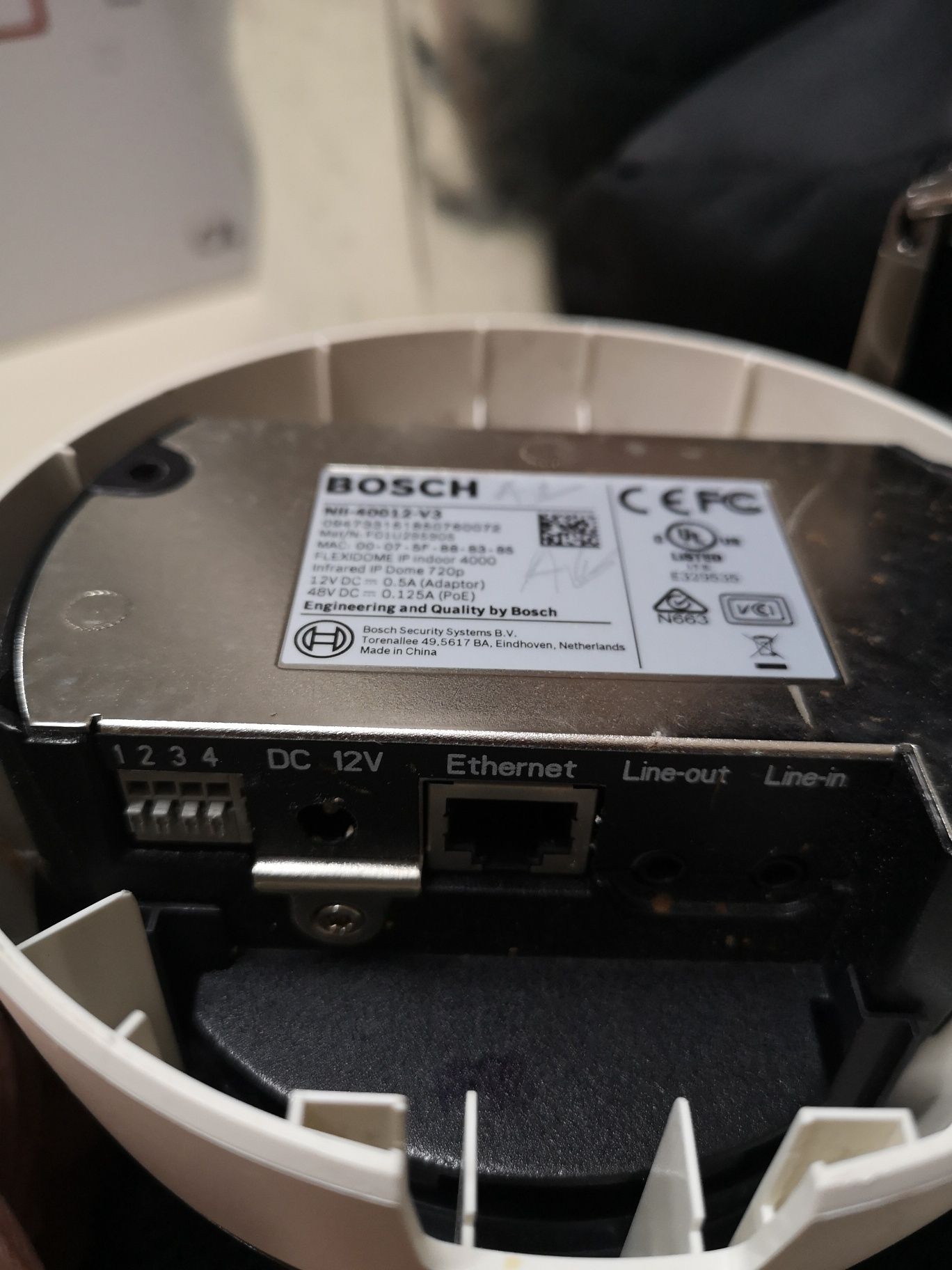 Câmara IP Bosch POE