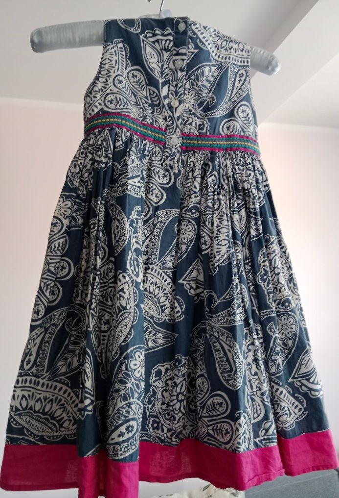 Sukienka bawełniana folklor