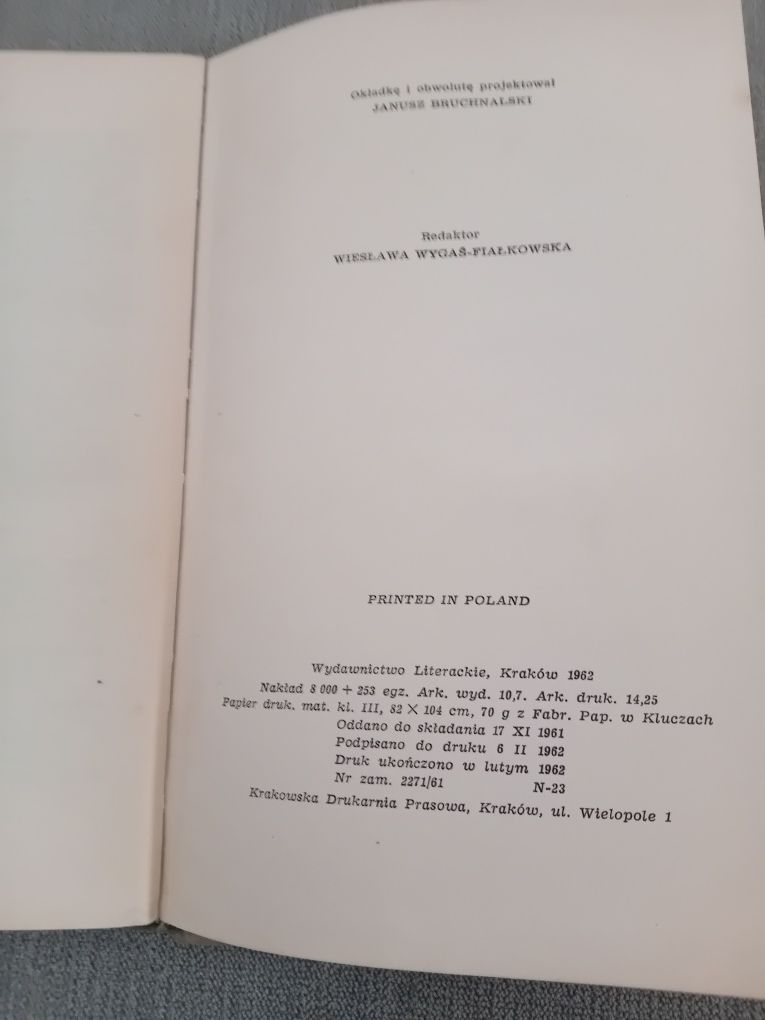 Miłość samuraja Wacław Sieroszewski kolekcja Dzieła 1962