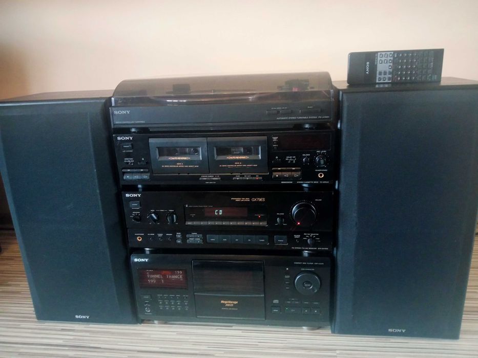 Super wieża Hi-Fi SONY duża kpl.+BT tj.JBL,Denon,Technics