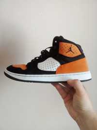 Pomarańczowo czarne buty Jordan