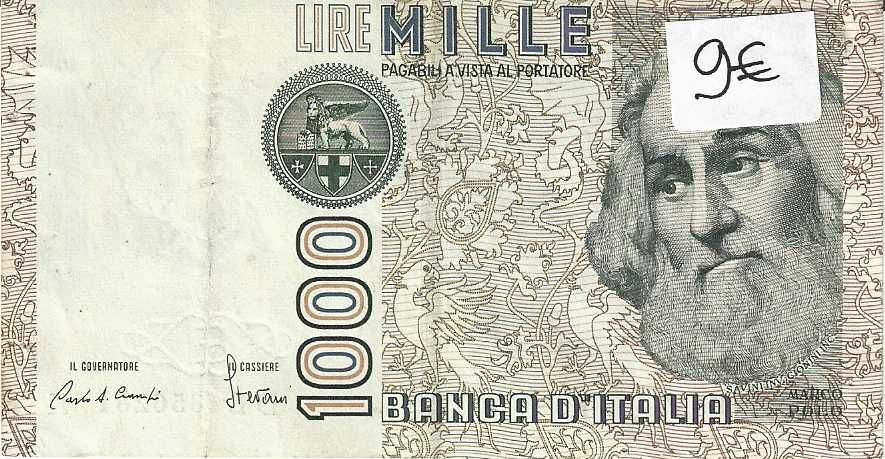 Notas antigas - Itália