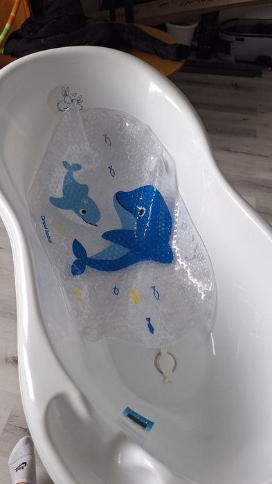 Wanienka dla dziecka + korek + stojak gratis mata