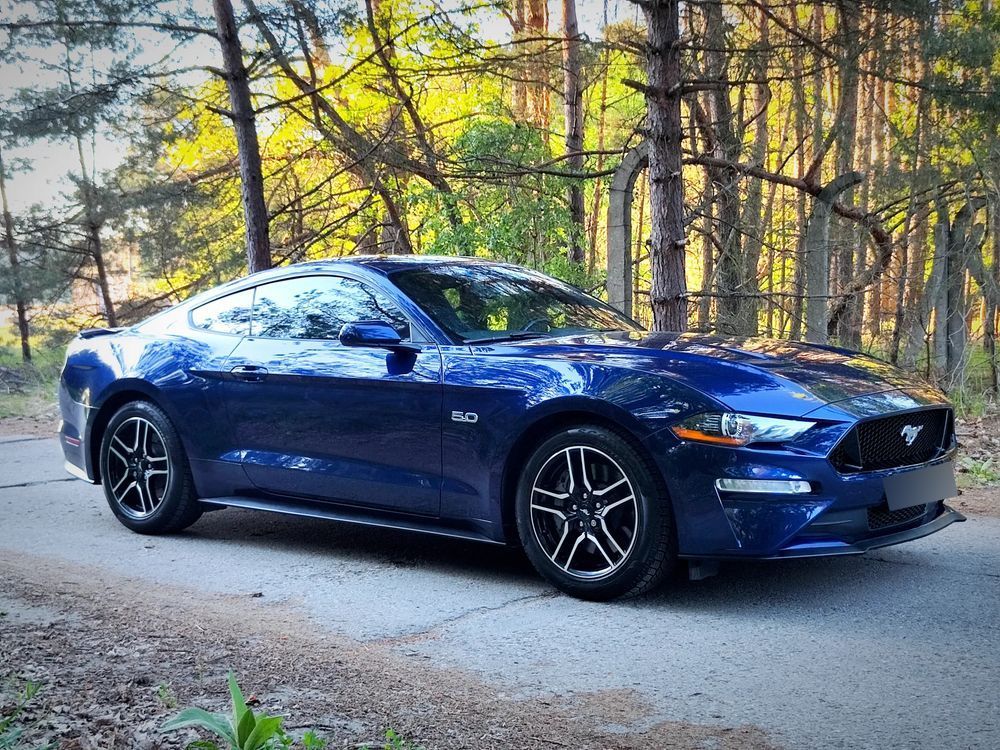 Ford Mustang Ford Mustang GT 2019, Manual, Kona Blue, Zadbany, Niski przebieg!