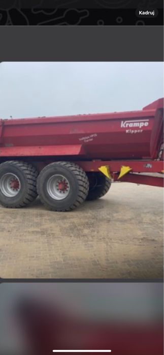 Krampe hp 20 przyczepa budowlana rolnicza