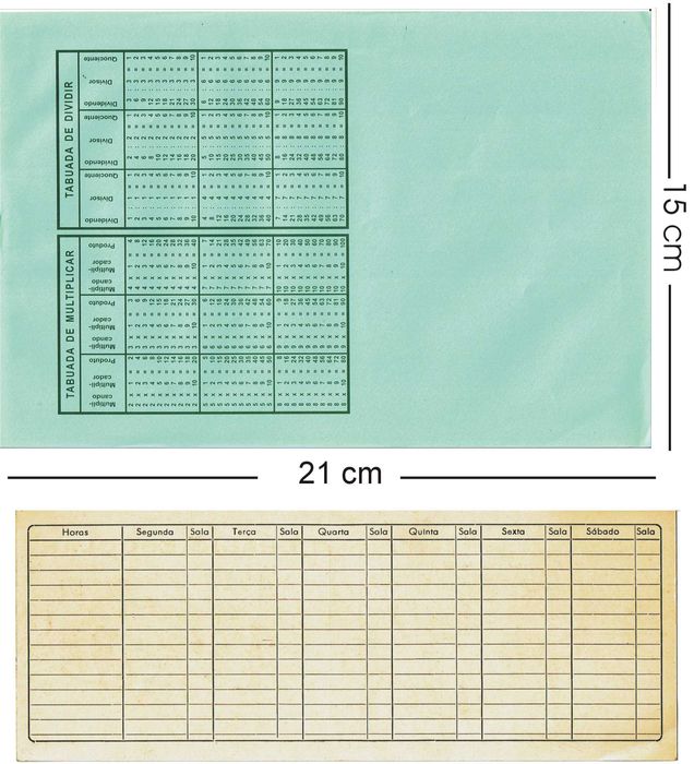 Caderno escolar - reedição