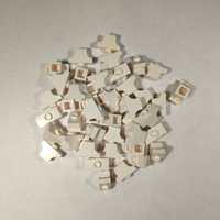 LEGO murek / element ozdobny biały - 10 sztuk - elementy mix