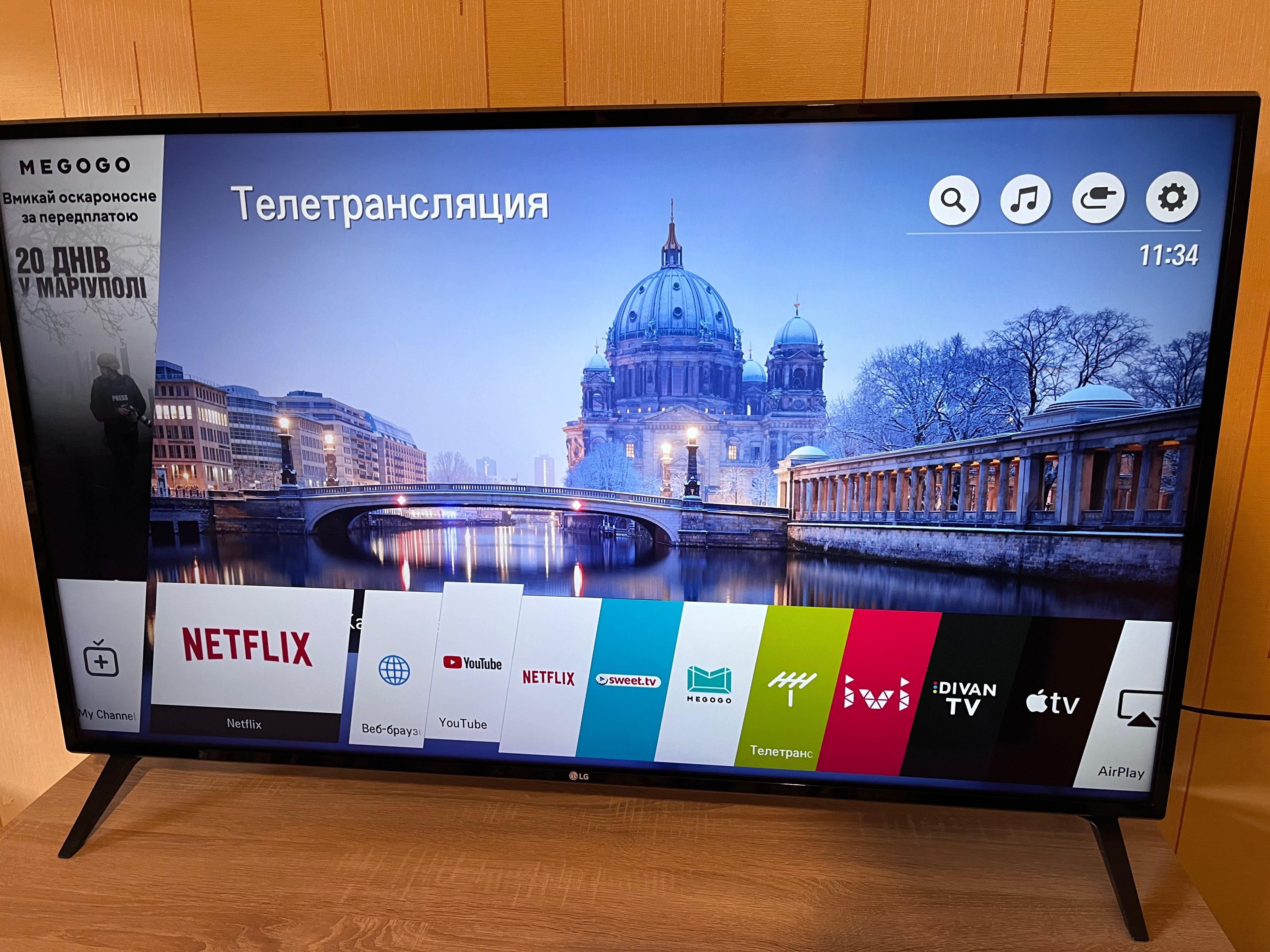 Телевізор LG 49дюймів