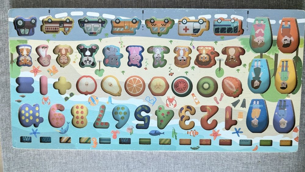 Іграшка сортер дерев'яна