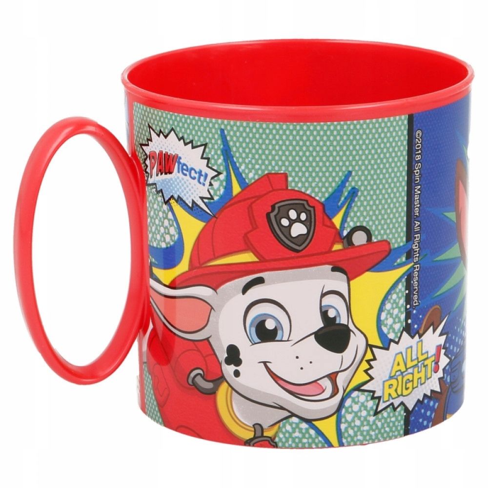 Psi Patrol Pieski Kubek Do Mikrofali 265Ml Paw Red