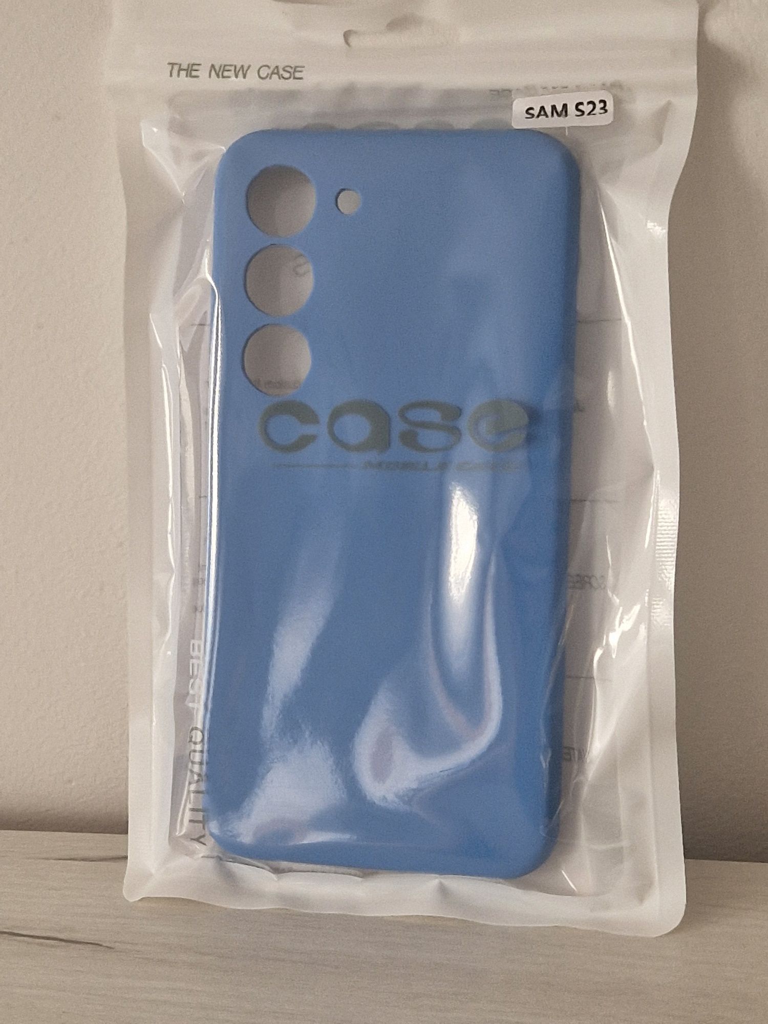 Silicone Lite do Samsung Galaxy S23 niebieski