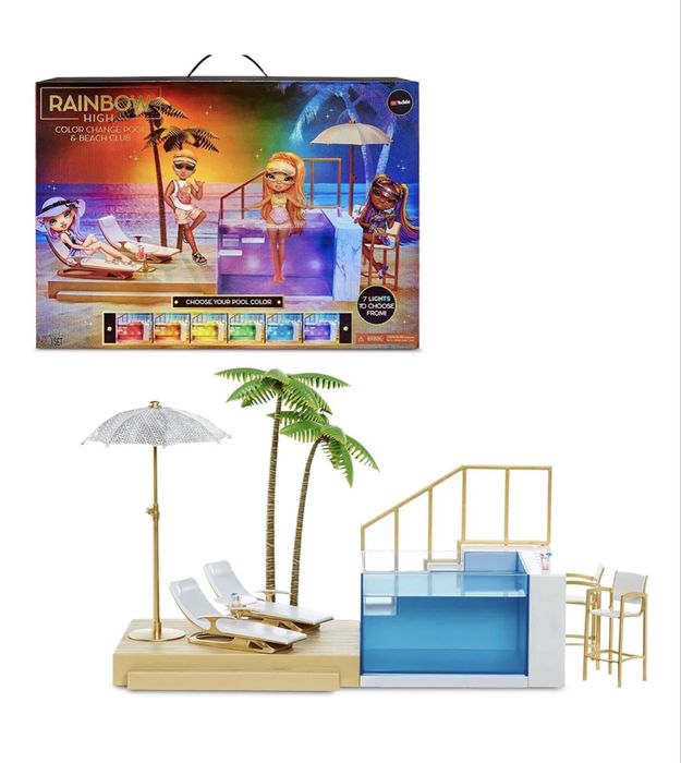 Domek rainbow high+13 lalek+szafa