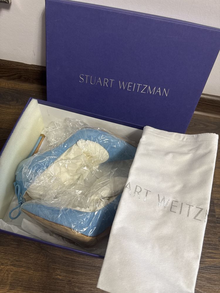 Туфлі замшеві оригінал люксового бренду Stuart Weitzman 36,5 розмір