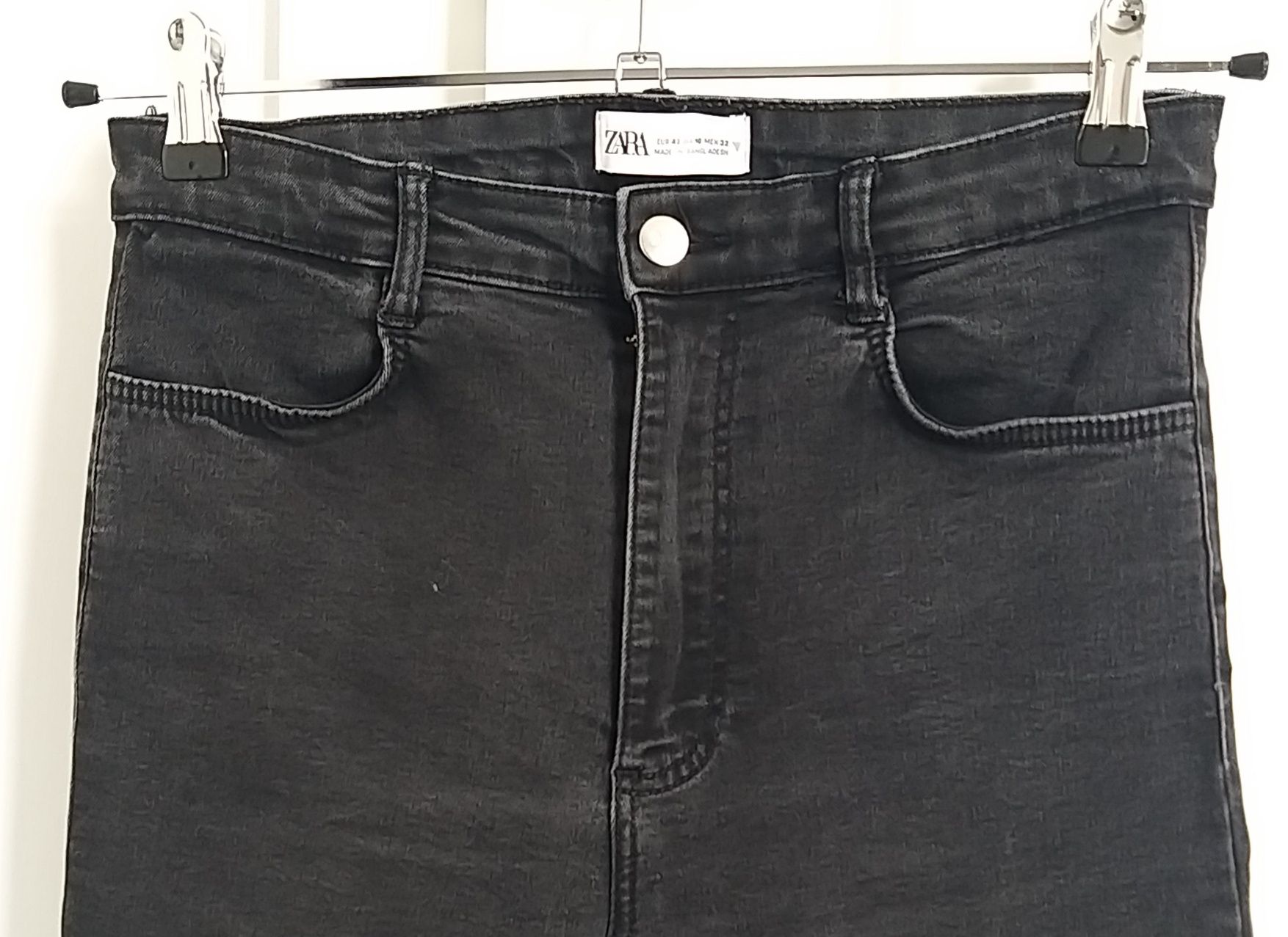 Zara spodnie jeans 42