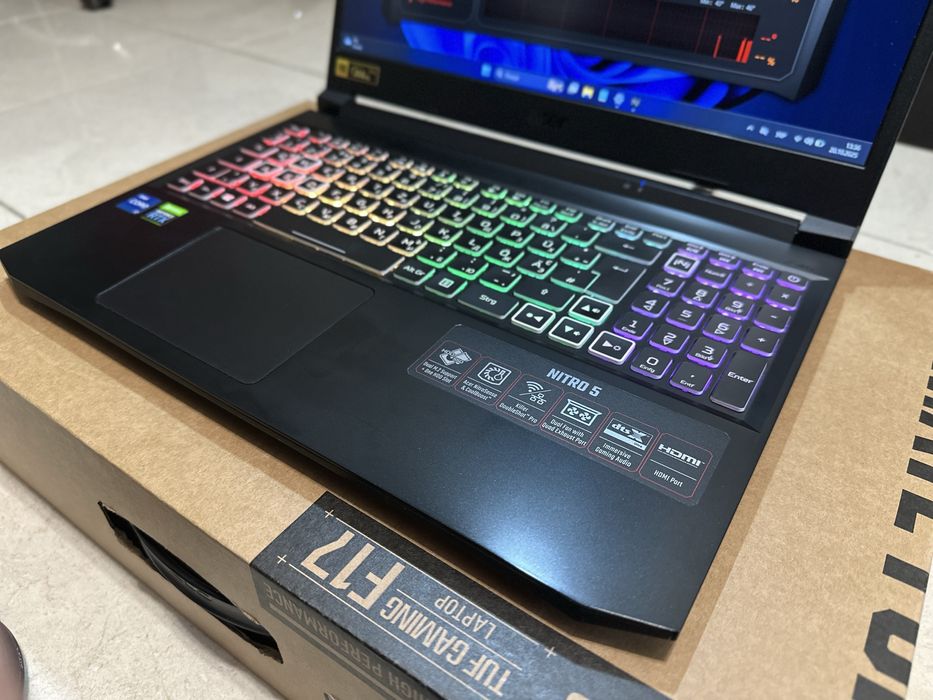 СРОЧНО! ПРОДАМ Ноутбук ігровий Acer Nitro 5 AN515-57 i7-11800H,RTX3070