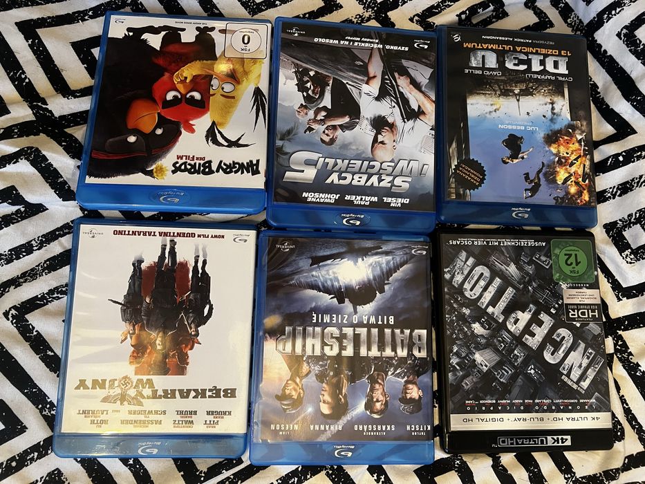 Płyty BluRay prywatna kolekcja