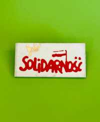 Odznaka przypinka Solidarność Łódź 81 PRL vintage